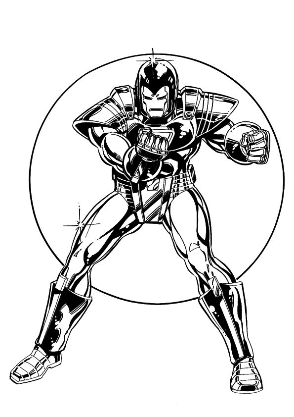 Kids-n-fun.com | 60 coloring pages of Iron Man